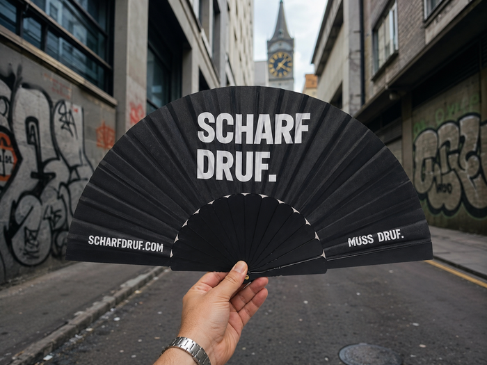 SCHARF DRUF. FÄCHER