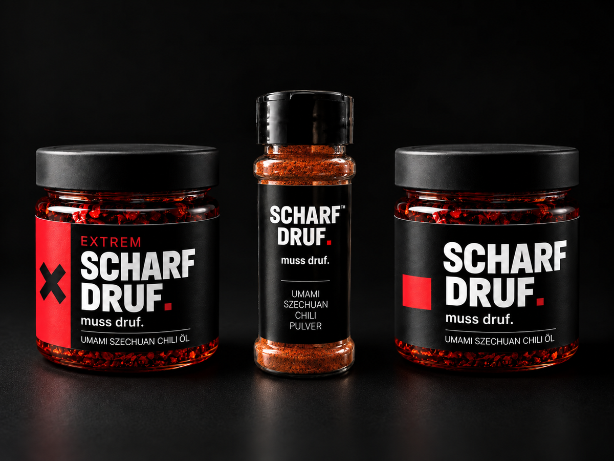 TOTAL SCHARF DRUF (SET)