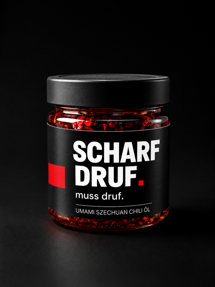 SCHARF DRUF. ORIGINAL – UMAMI CRISPY CHILI OIL